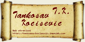 Tankosav Kočišević vizit kartica
